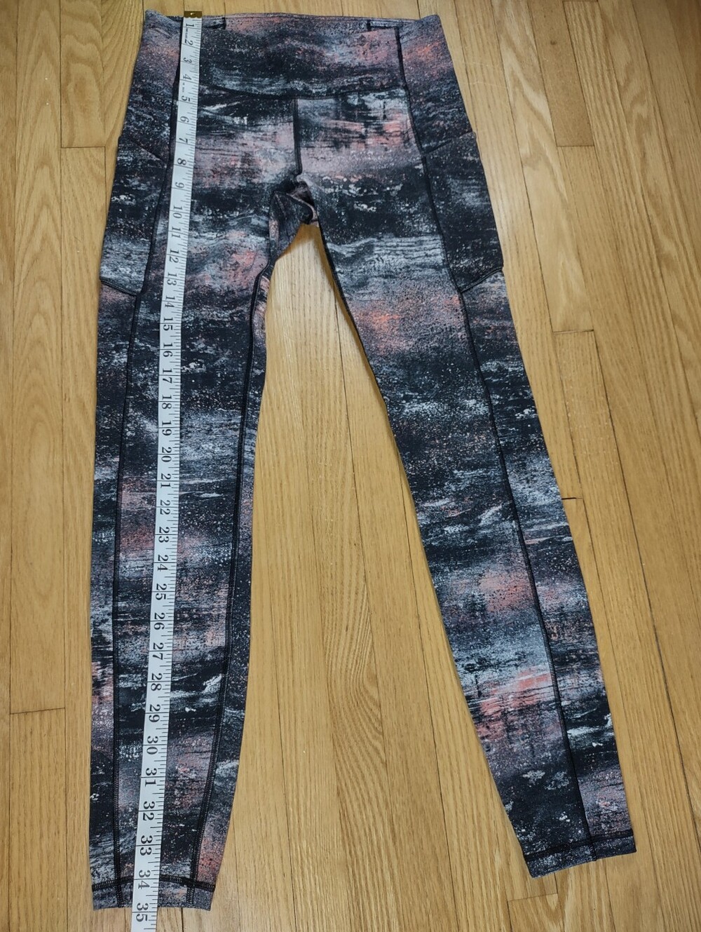 Lululemon Speed Up Tight-Azurite Poppy Coral Multi - Picture 15 of 16
